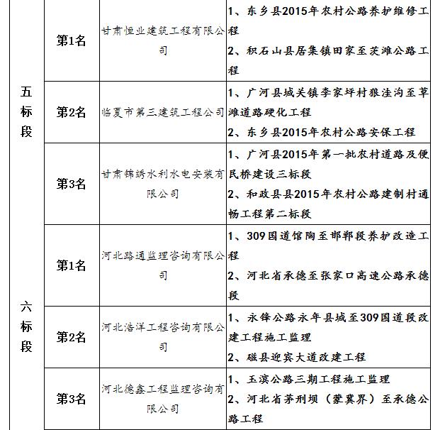 中標候選人項目業(yè)績3